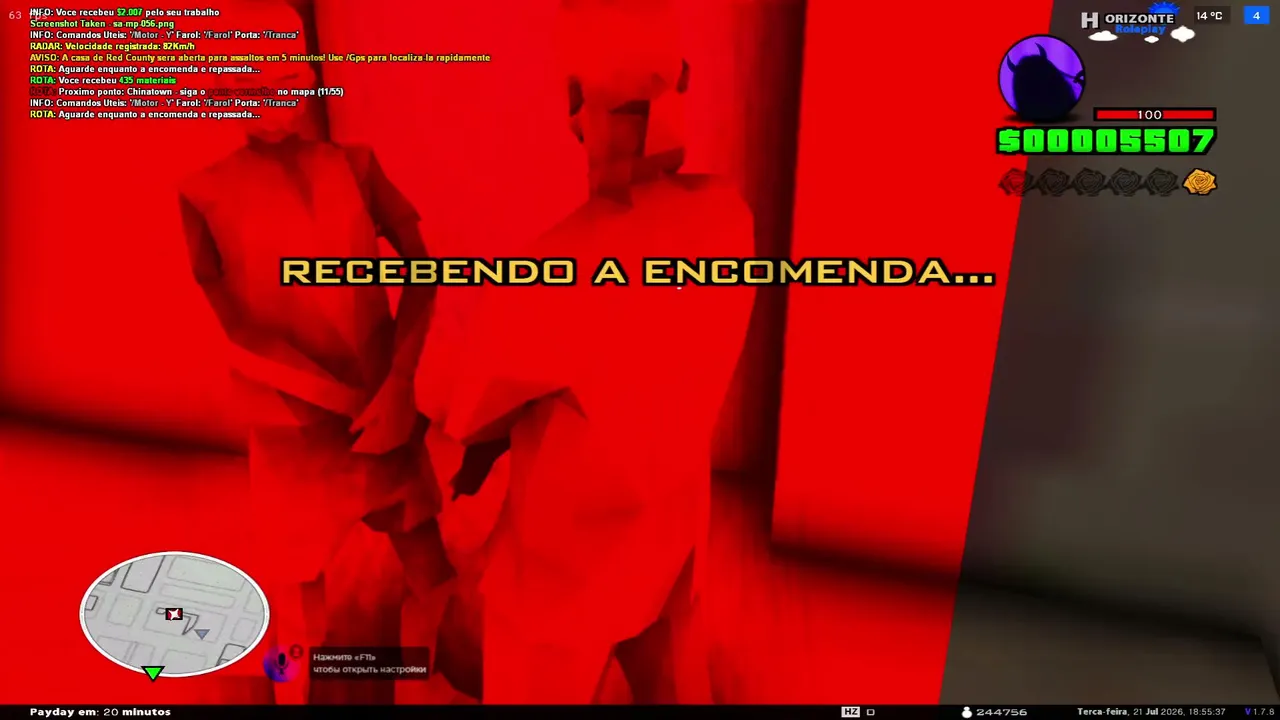 Jogando SAMP RP
