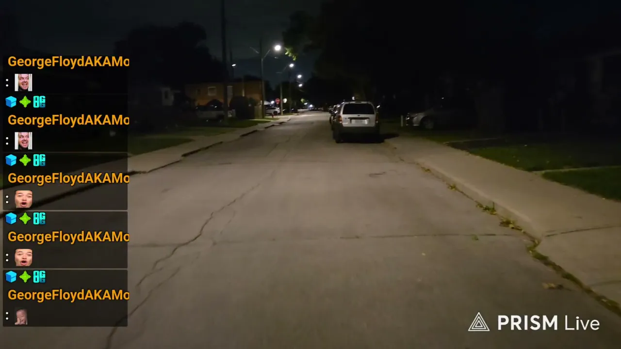 night time reflecting