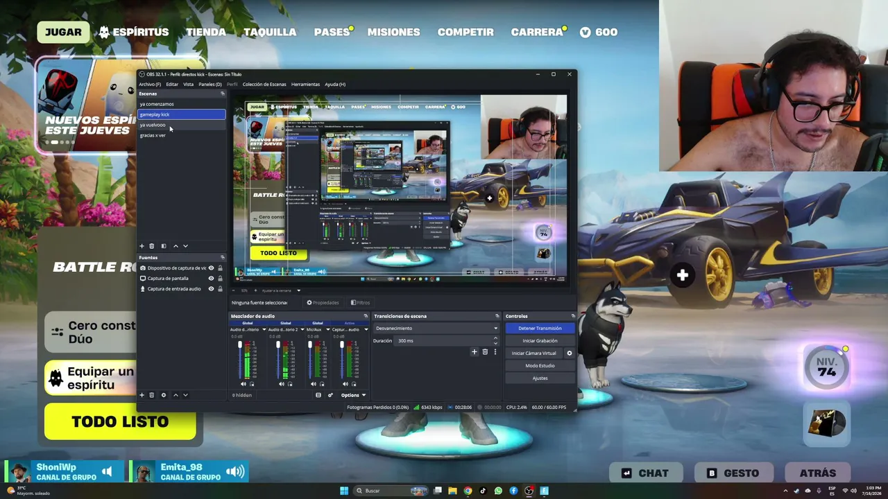 2 vs randoms en fortnite !
dejamos el resident evil para esta nocheee !!!