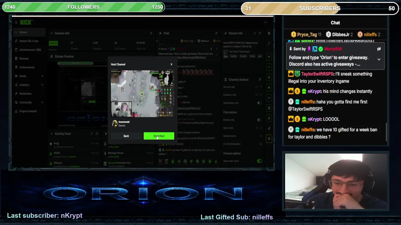 Orion RSPS | HCIM 10x | Maybe some nexers? or raiders? | !tts for tts