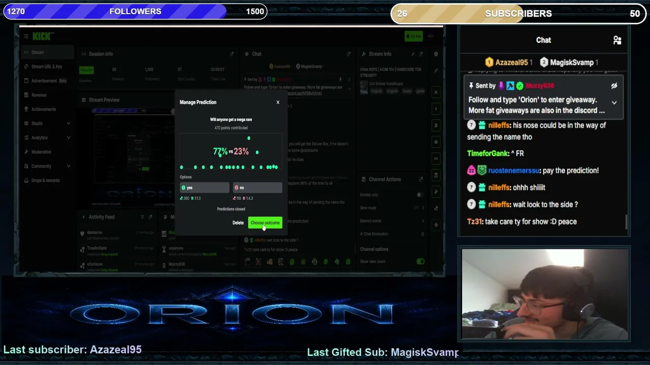 Orion RSPS | HCIM 10x | HARDCORE TOB STREAM??