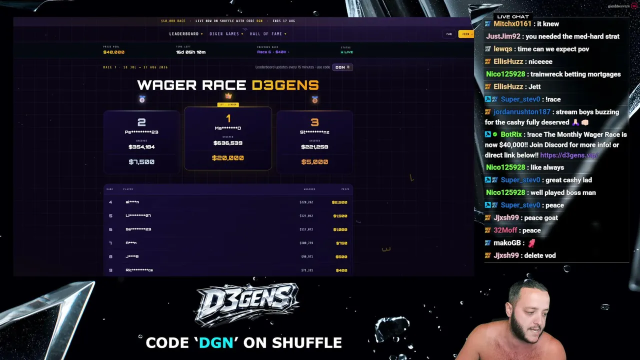 WOOOO SAAAAA! $40k !leaderboard