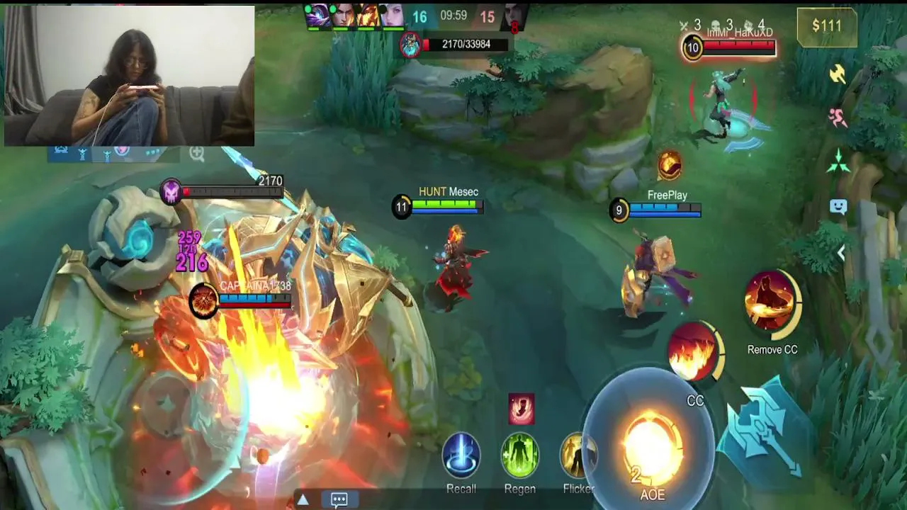 My first stream.
Mobile Legends.