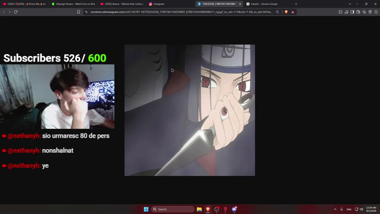 My first stream.