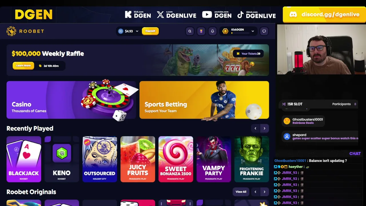 🚨$1,100 RAW BONUS HUNT ON ROOBET.... BEST REWARDS IN UNIVERSE GUARANTEED🚨 !roo !lb