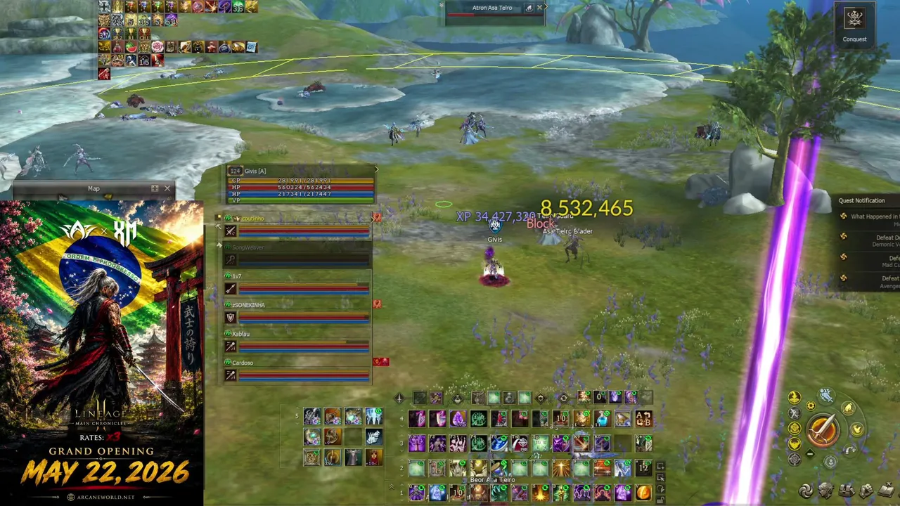 ARCANE WORLD SAKURA - HEALER POV[PT-BR/EN]