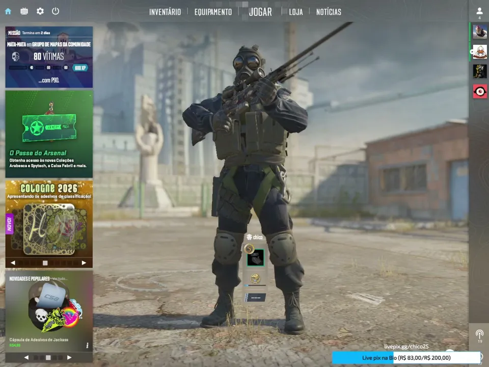 Jogando CS2 VEM ACOMPANHA KKK