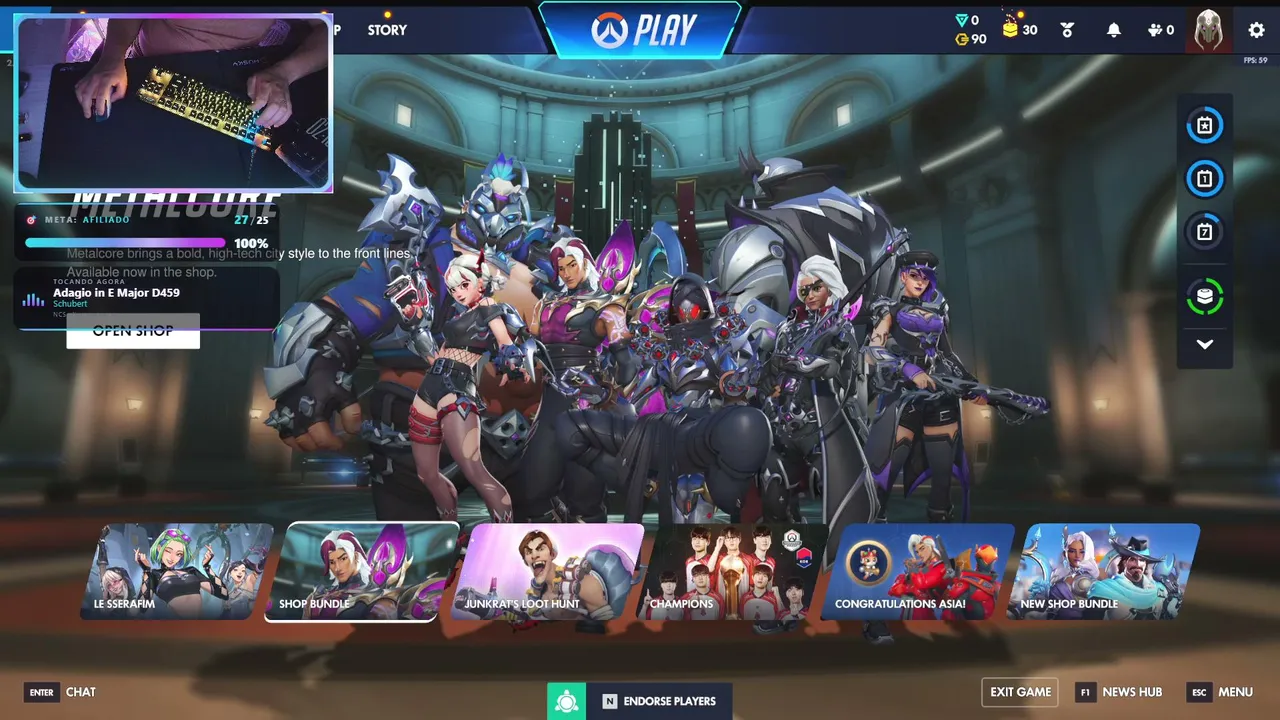 Overwatch 2 - ranqueada! !comandos 🎁 !sorteio !sons
