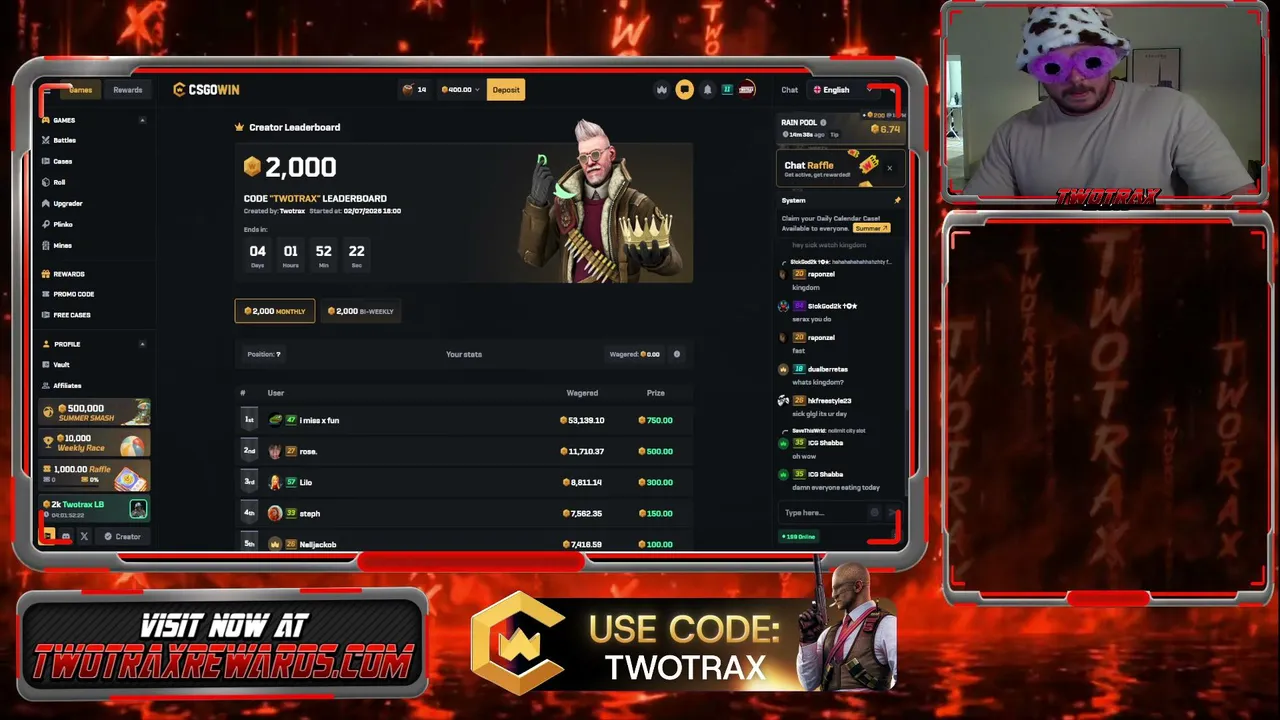 DAILY $20 GIVEAWAY [CSGOWIN][SKINRAVE] TODAY WE PRINT!