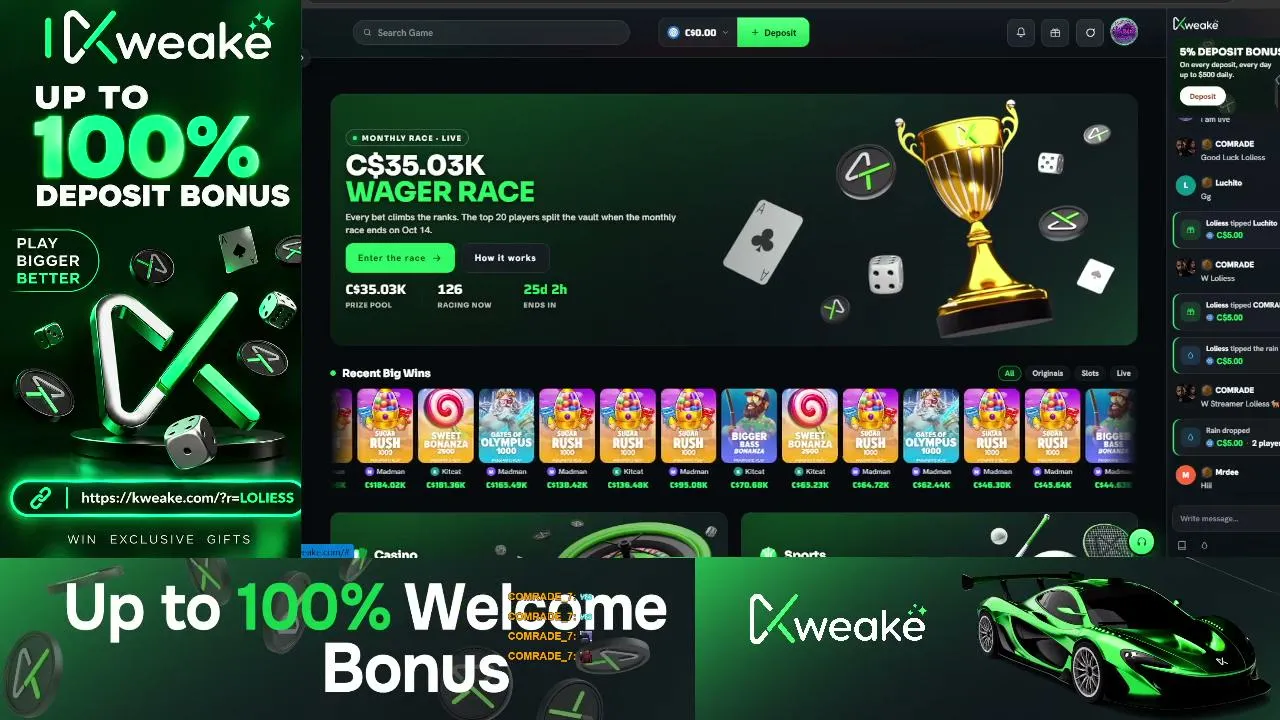 🚀 GOING BIG ON Kweake! 💸 STARTING  JOIN DISCORD FOR SLOT CALLS ! 🎁 !join