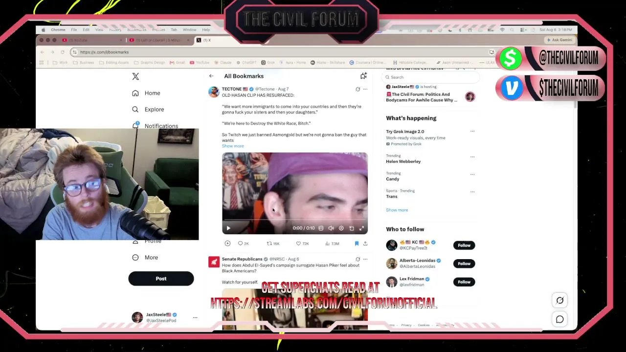 🚨The Civil Forum: Politics And Bodycams For Awhile Cause Why Not.