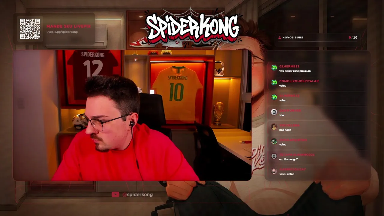 A Futura maior live do brasil com SpiderKong. - REACTS, GAMEPLAYS E GTA SAN ANDREAS!💥 !pedirfilme !cinefy 💥