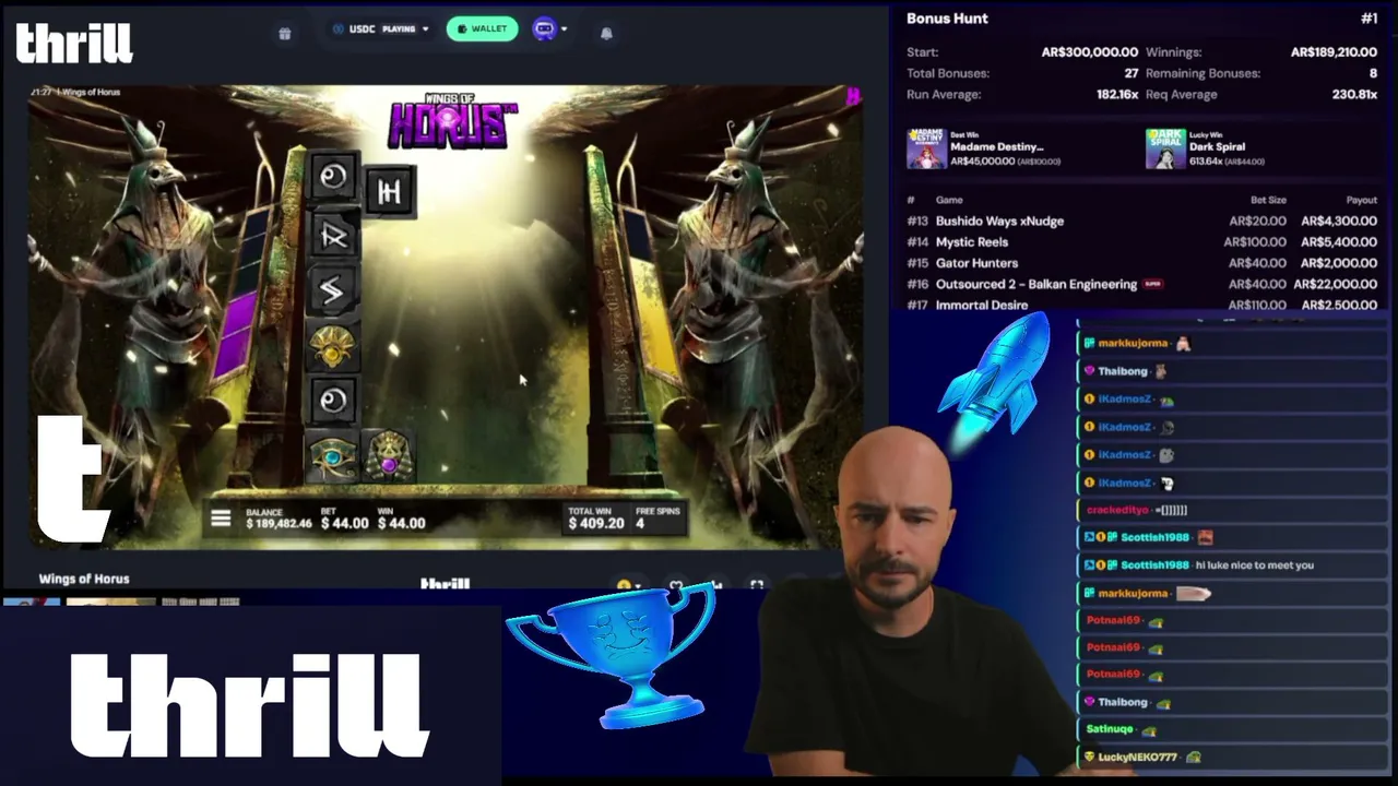 LIVE $1,000 RAW in THRILL Casino !thrill !dc !bonus !x