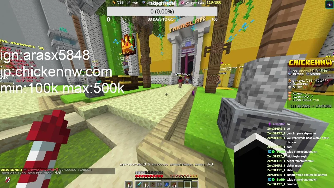 chicken smp base geziyoruz gambling