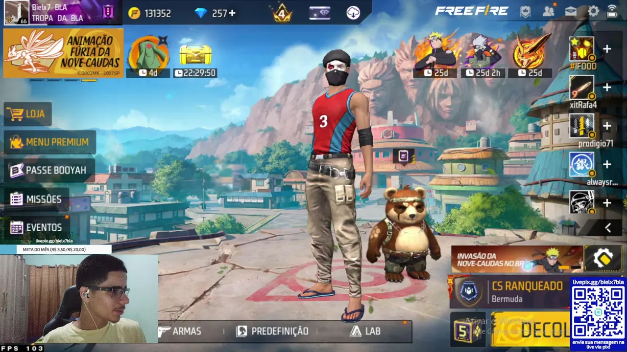🔴LIVE! JOGANDO AP E SALINHAS COM OS INSCRITOS+POUCO DE TERROR