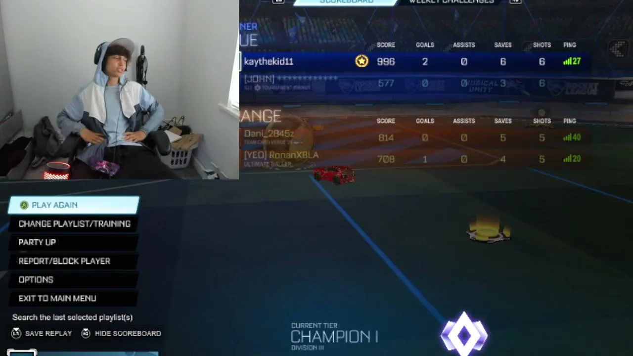 rocket league stream