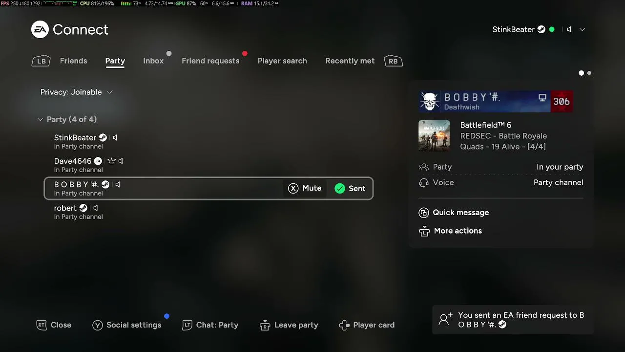 Battlefield 6
EA 27
Cod