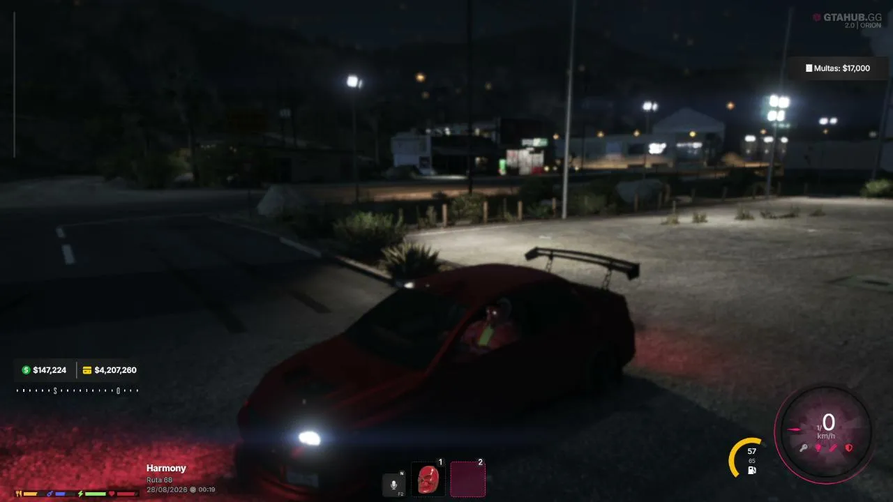 Robando en GTAHUB !! 3era noche sin caer!!
