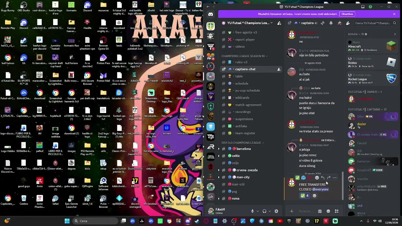 My first stream.