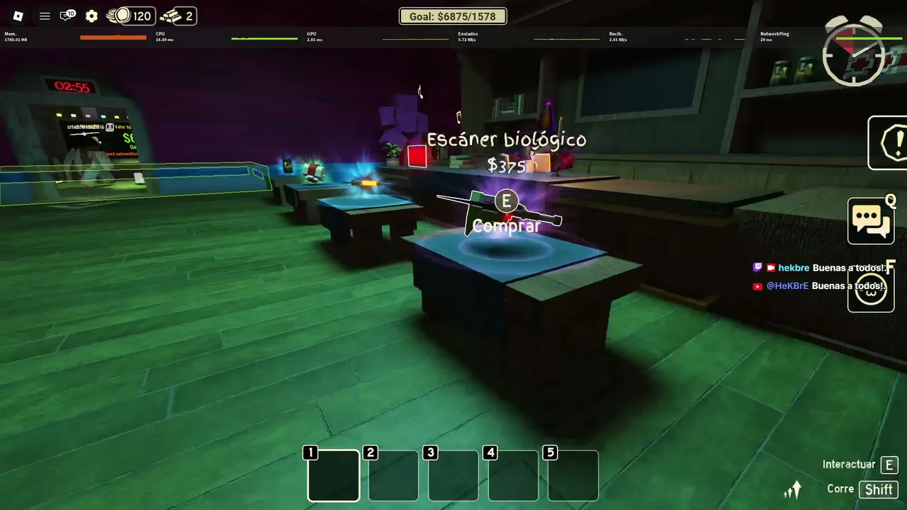 HeKBrE Gaming - Jugando Roblox en vivo con mi hija!.