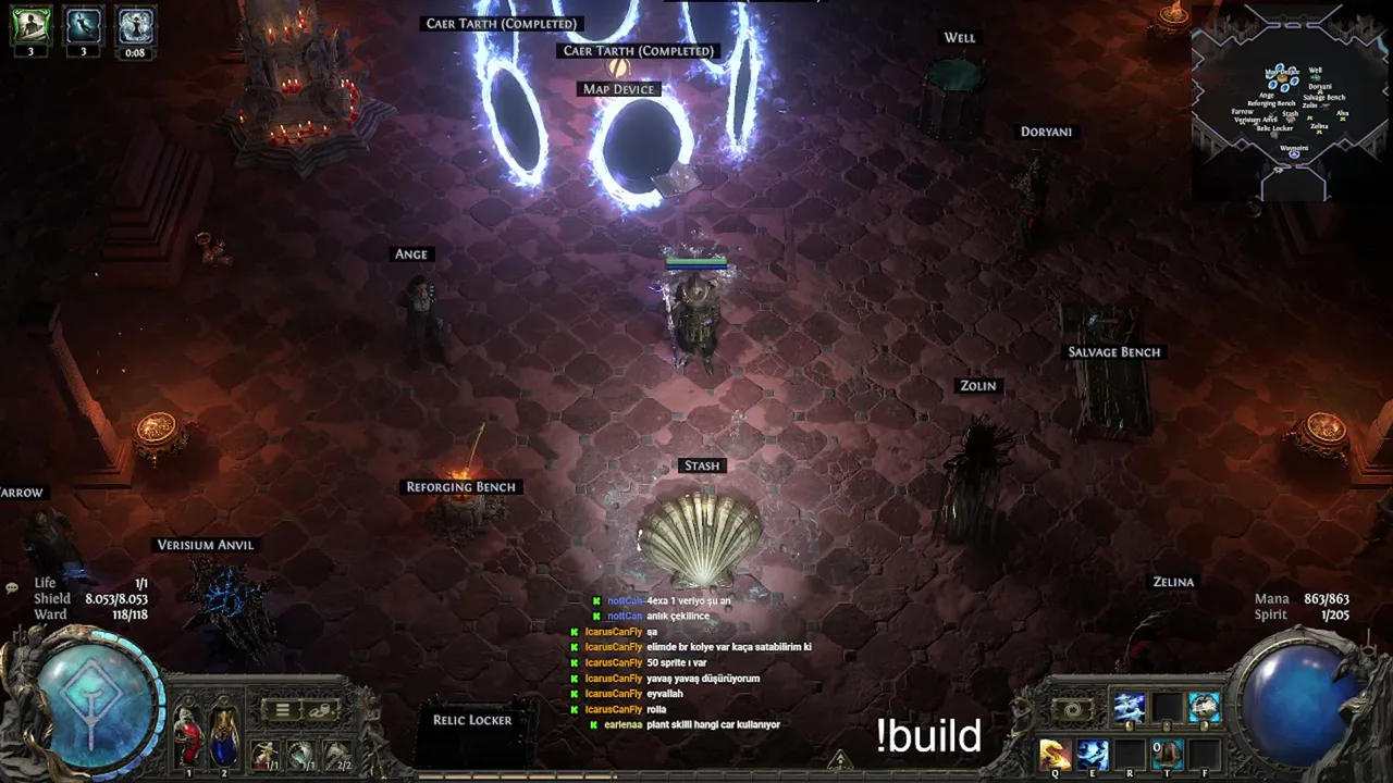 🎖️[EN/TR] | 🐦‍🔥Crafting Session | Big Loot | Ask for any crafting guide | Fast Clear Martial Artist | !build !filter !ig !dc