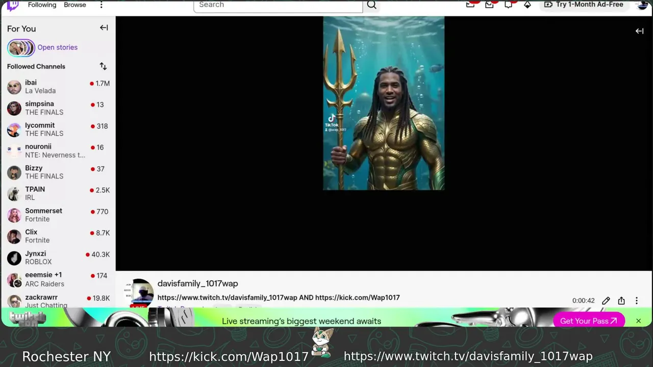 Live with DavisFamily_1017wap  stream Twitch & KICK @ https://www.twitch.tv/davisfamily_1017wap and  @  https://kick.com/wap1017