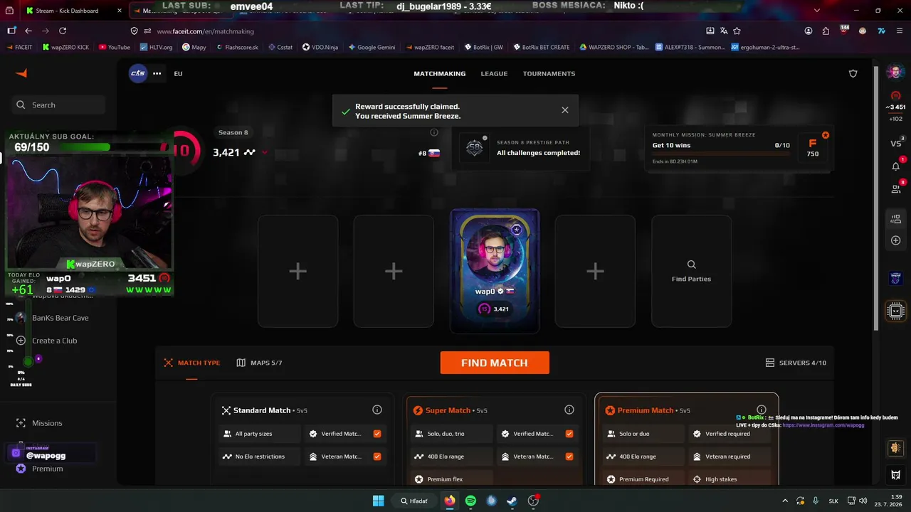 🔥ELO COMEBACK?!🔥109 NO DAYOFF🔥