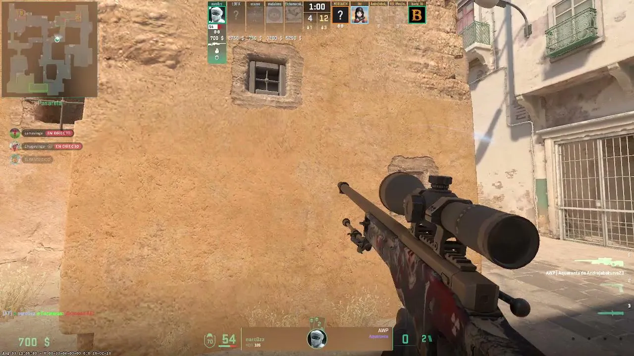 Jugando CS 2