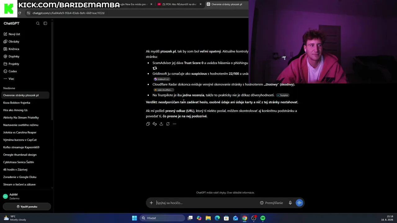 pokial sa zasmejem konci stream