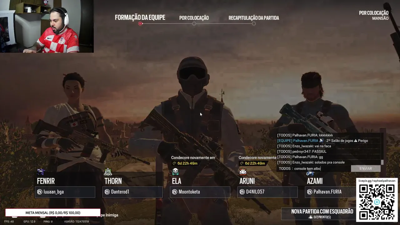 DO COBRE AO COBRE, JOGANDO R6 COM AS MULAS
