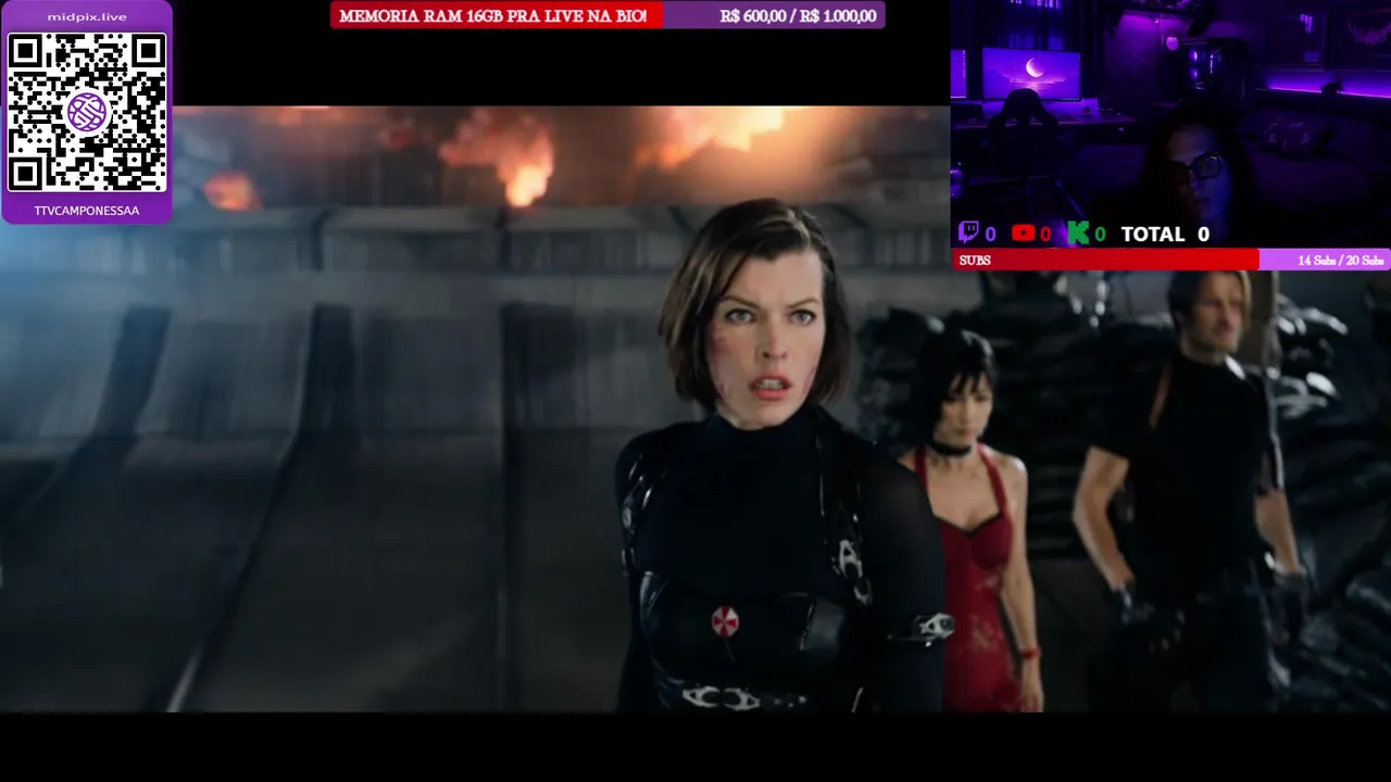 Jogando e interagindo com o chat, Estamos ao vivo na kick e twitch