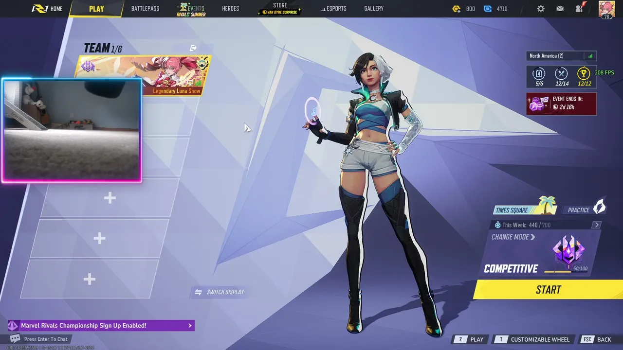 luna main | strat eternity peak | 🖱️ ツ