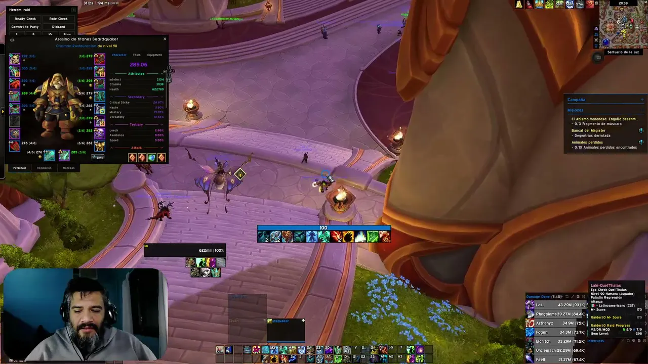 MITICAS ANTES DE LA RAID | RESTO SHAMAN POV | !redes !discord !s TTS