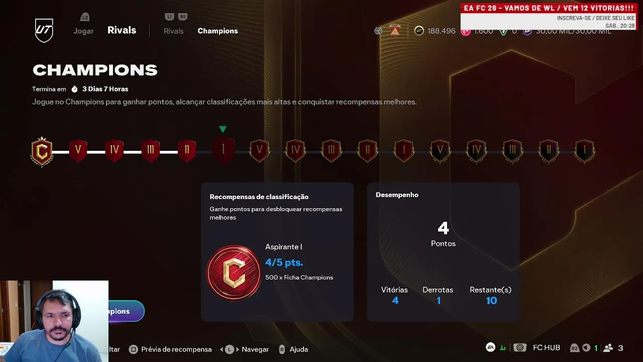 RUMO AS 12 VITÓIAS NA WL!