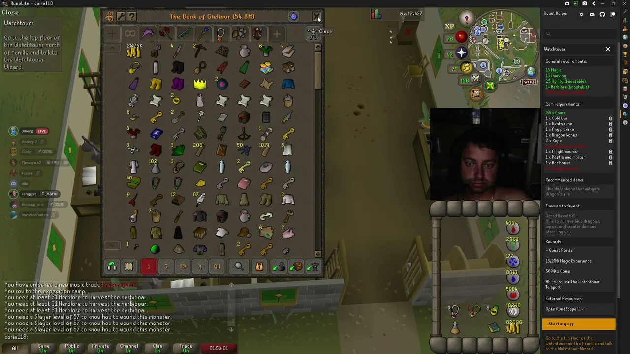 OSRS Questing Stream #78+