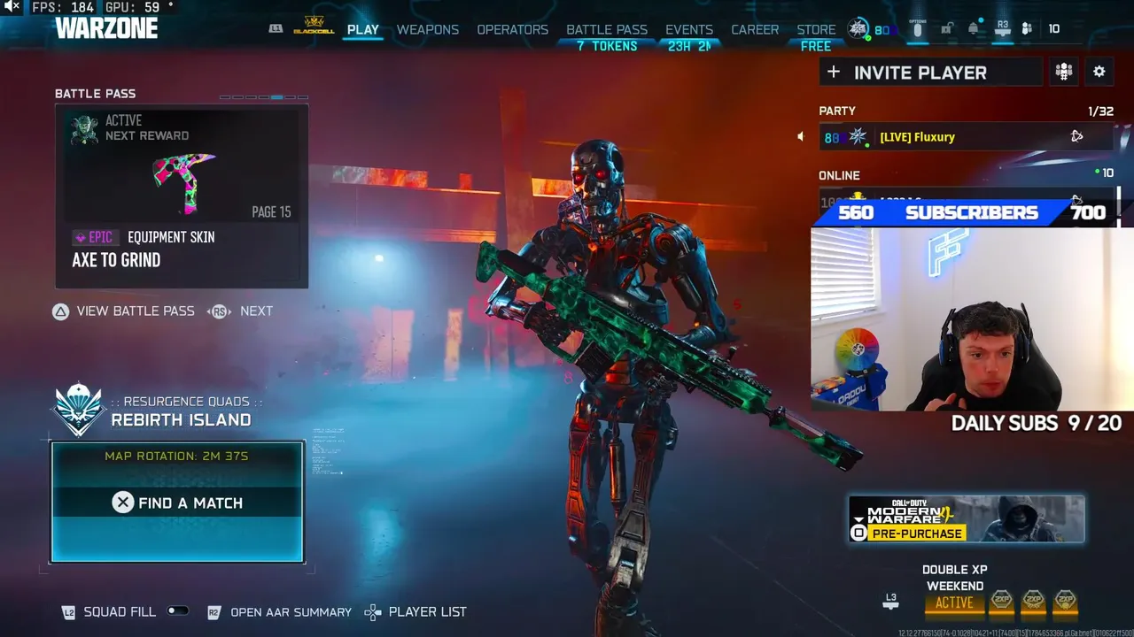 WE ARE BACK! TOP 250 WARZONE RANKED POV + VIBES! | #FluxFam @Fluxury
