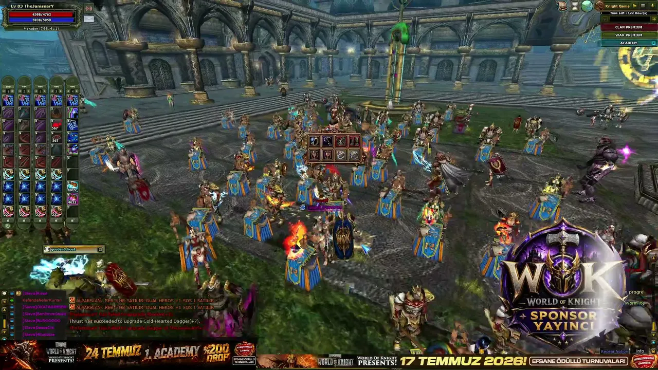TheJanissarY #WORLDOFKNIGHT HELIOS # 24 Temmuz 1. ACADEMY AÇILDI ! #VİPPAKET HEDIYELI
