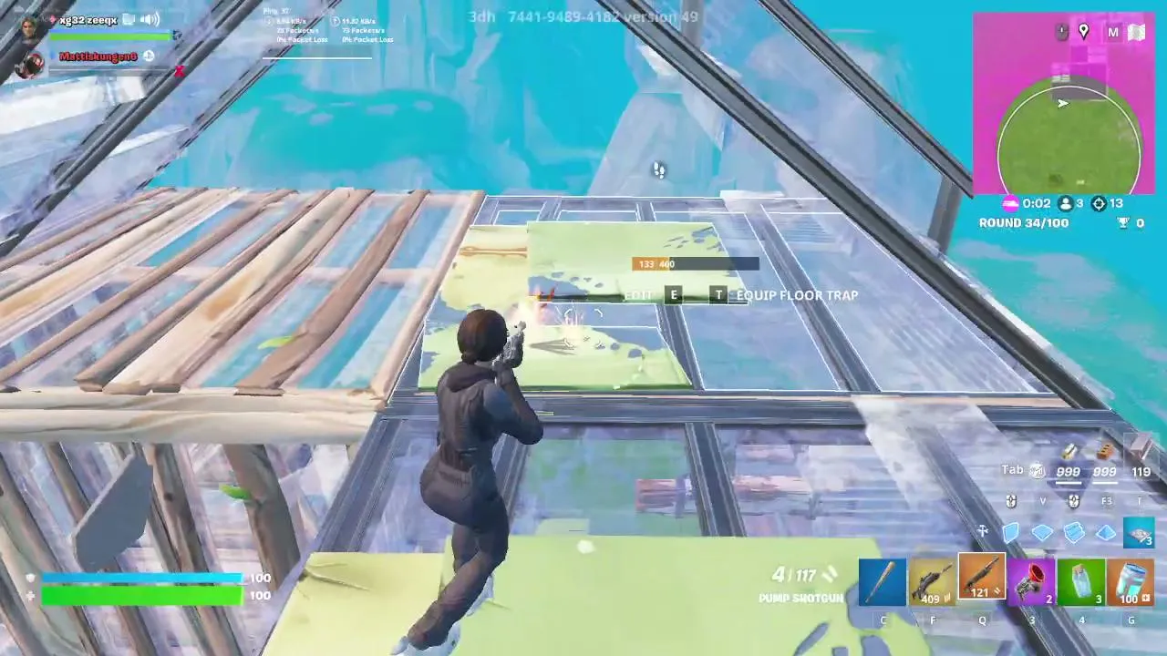 playing fortnite. come grind w me