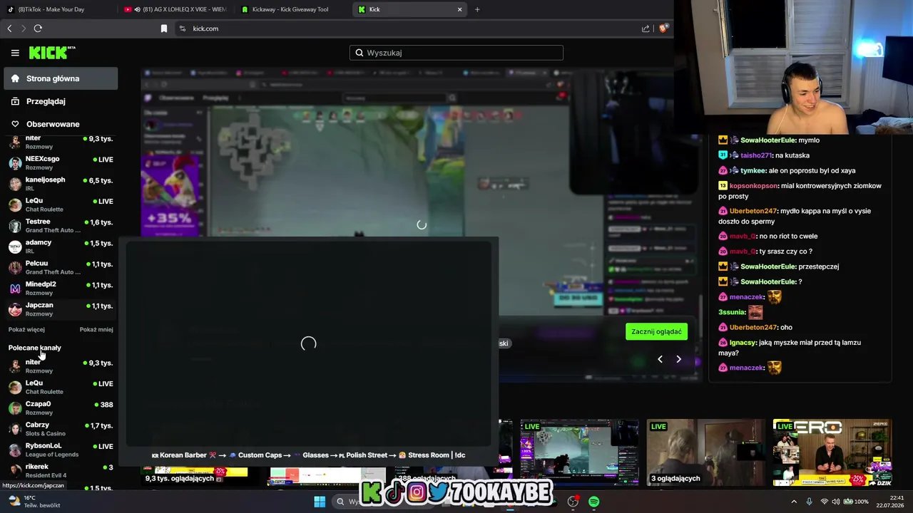 🤯🔥DAILY STREAM 24/60🔥 😱 GRAMY OGLADAMY 🎶⭐️ !ig !dc !tt !yt !giveaway⭐️