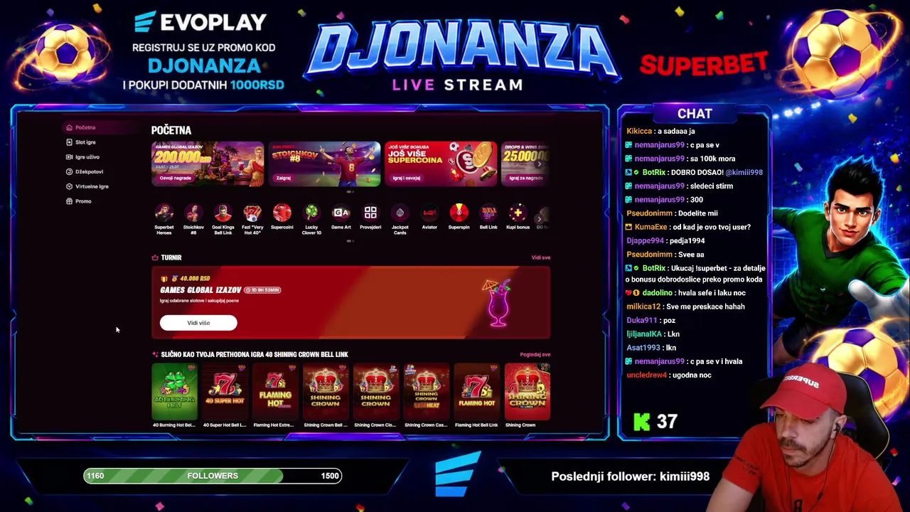 🔥NISI IN AKO CETVRTKOM NE DOBIJES MAXWIN?! !FS - u chatu za free spinove!!! 🎰🎯