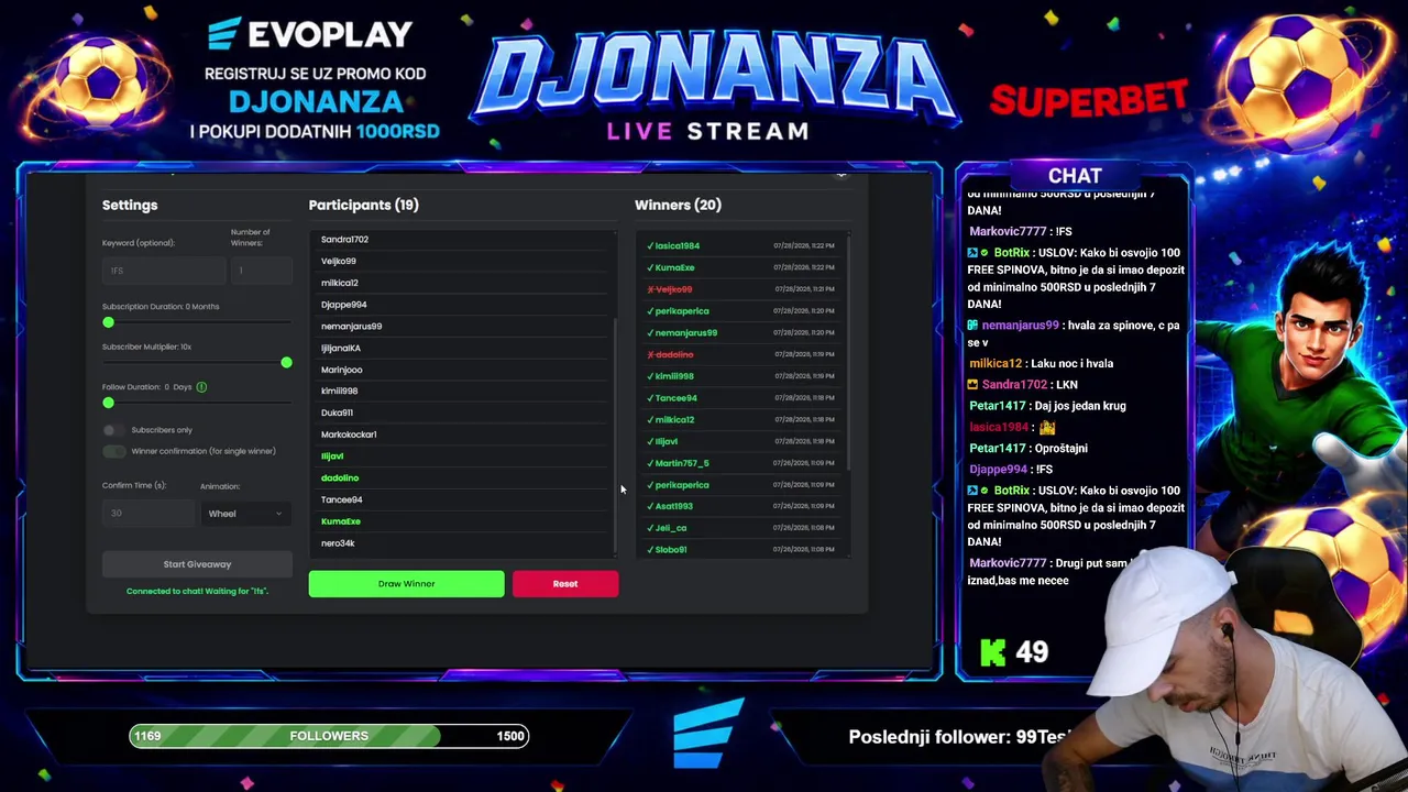 🔥DJOLE NASLOV NEMA ALI SLOT NAM MAXWIN SPREMA!!!! 🎰🎯 DELIMO 10.000RSD u BONUSIMA!