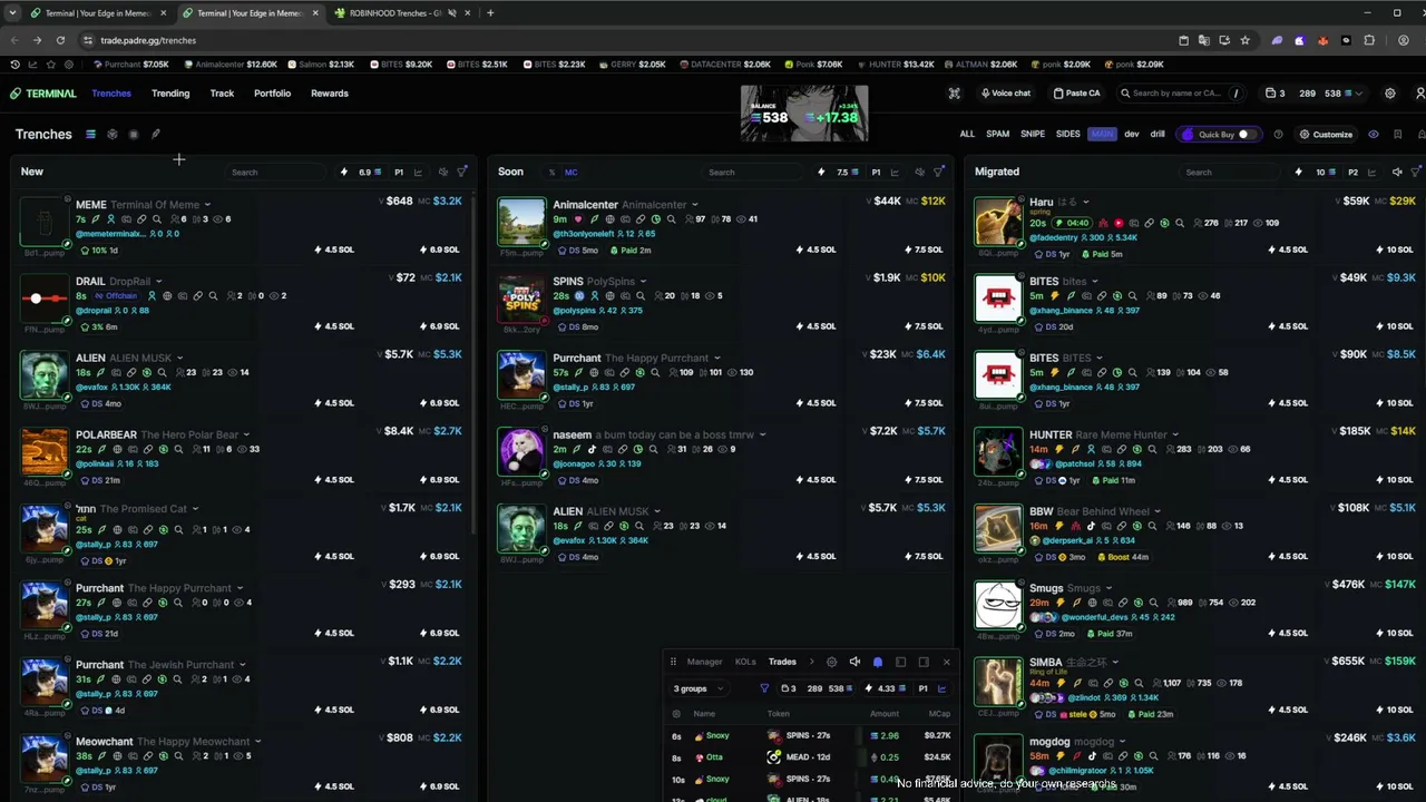 ROAD TO 1M$ : AlxCooks Serves Hot Memecoin Trades 🍳 Dive In | 900K PNL | Bwo Cabal | !wallet !terminal !discord