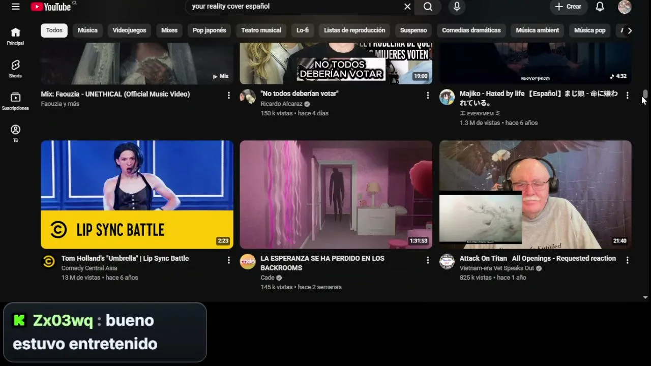platicas random, musica y alguna otra cosa