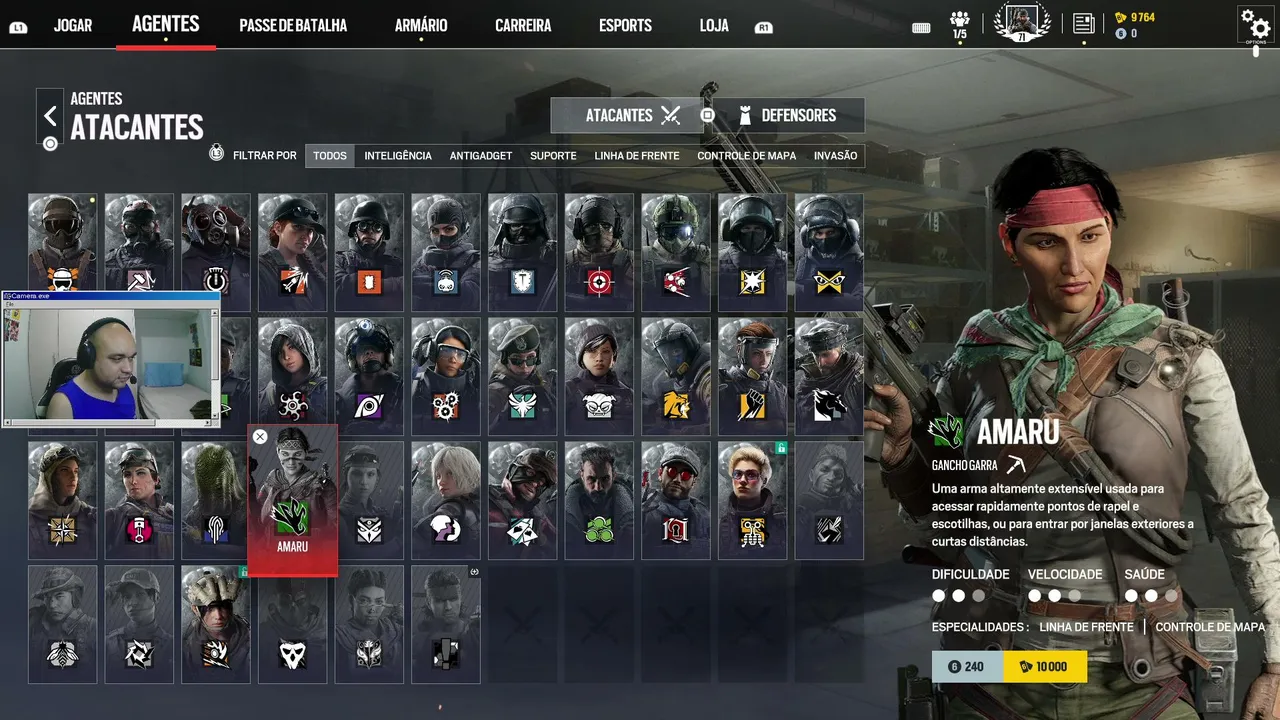 Mais Uma Live de Rainbow Six Siege #rainbow6siege #rainbowsix #fps