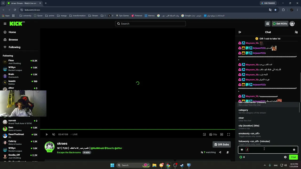 1K? | 7\30 |  نلعب رعب , انا ما اخاف
 | @NullMindd @3zoz1z @d1hrr