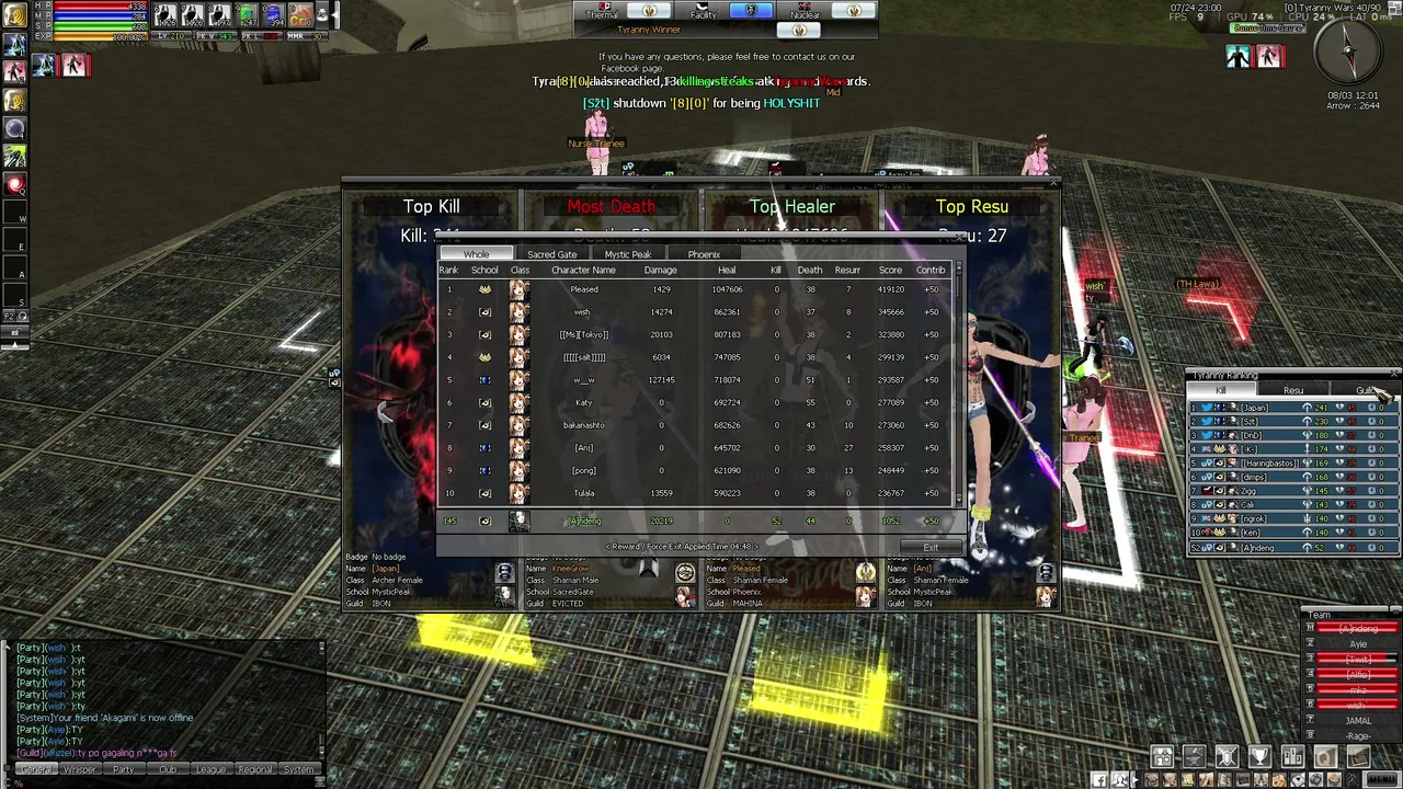 Pagbigyan | Ran Online: World of Chaos | Server ni Turon