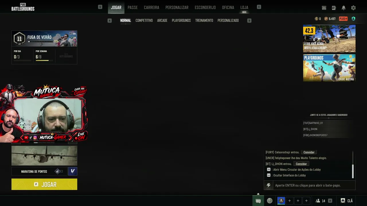pubg mutuca-gamer em acao!!!!