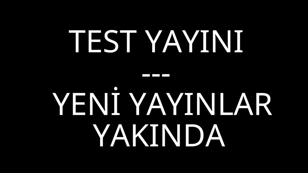 TEST YAYIN