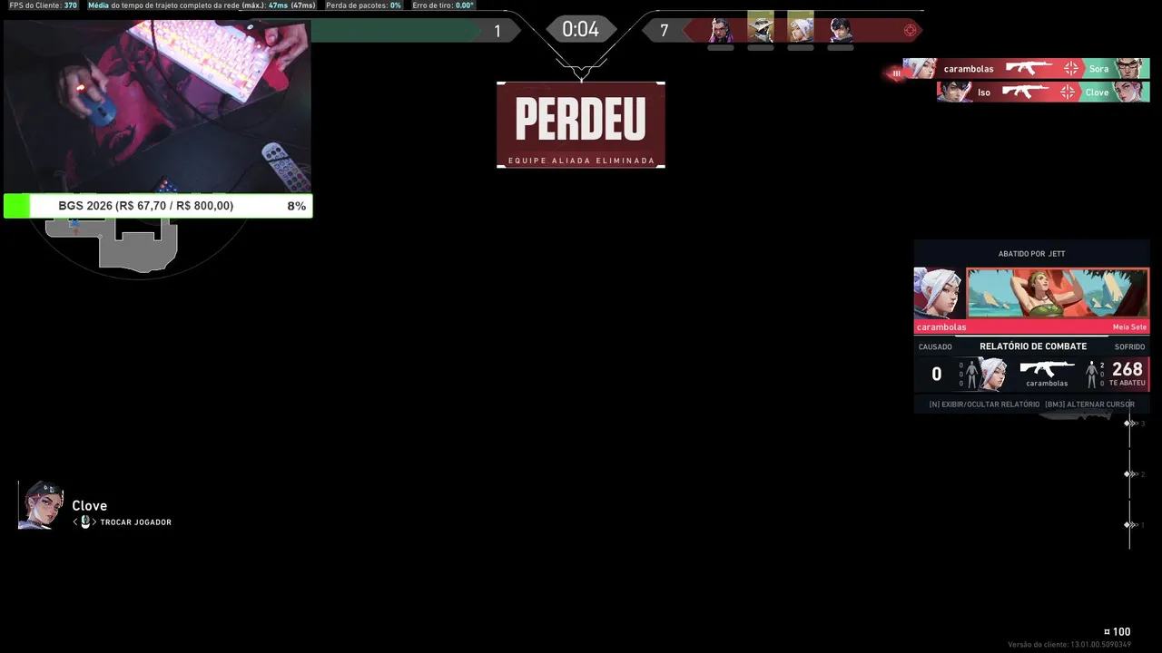 🔥 DO DIAMANTE AO IMORTAL! RANKED INSANA 🎯 | !pix !exitlag