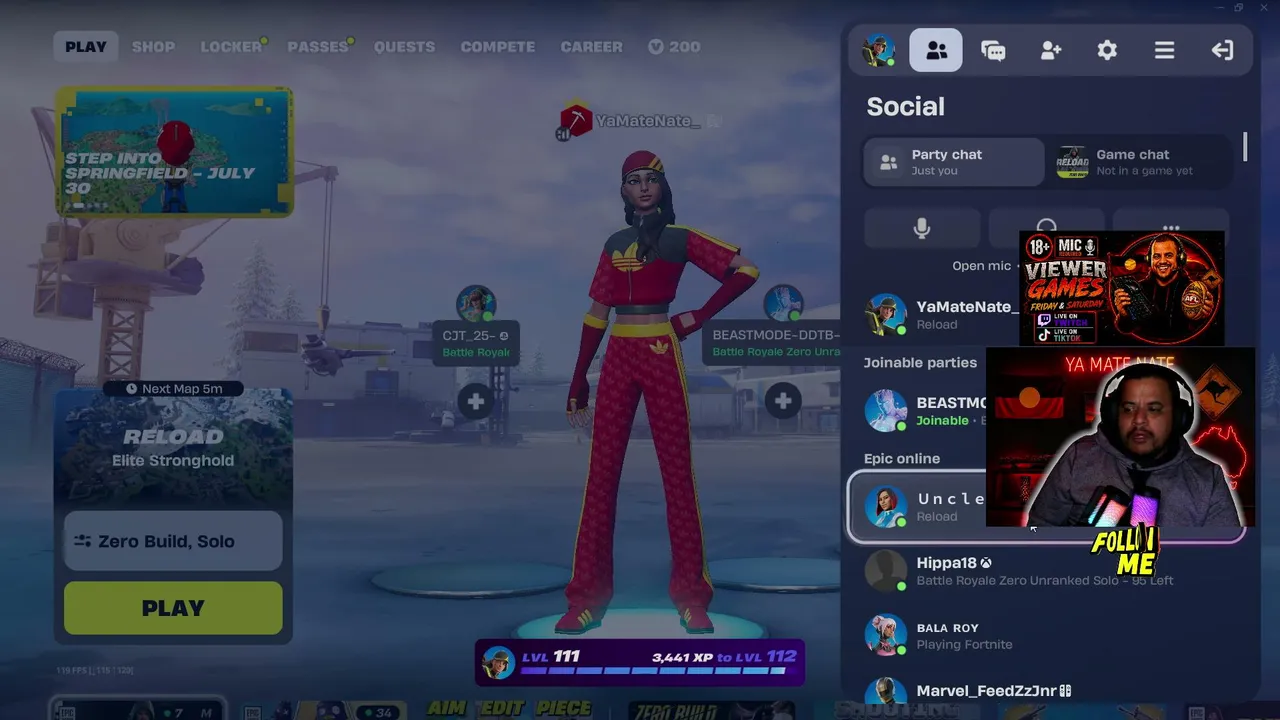 Fortnite with Unk